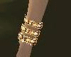 Triple gold bangle (L)