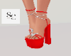 SC RED BUTTERFLY HEELS