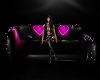 pvc couch pink hearts