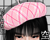 空 Beret Chess Pink 空