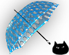0123 Shiny Blue Umbrella