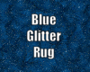 Blue Glitter Rug