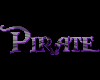Pirate tag in purple