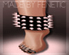 Rose Spike Ankle Right