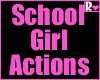 School Girl Actions Pack