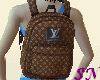 [SN] Backpack*LV**Brown*