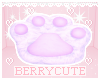 ♡ Neko Paw Rug Lilac