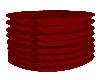 Red stacked Plates