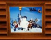 Snowman Picture Framed