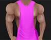 Pink Muscle Tank Top 2 M