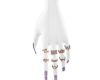 Violet Nails w Rings