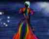 rainbow bow dress