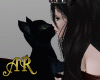 AR! Black Kissing Cat