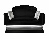 Black and Silver Couch 