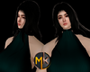 bella black hair by MK