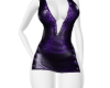 Damask Dress purple