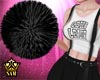 Black Pompoms