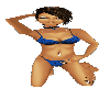 Pool Party Blue Bikini