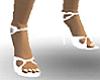 white dance sandals
