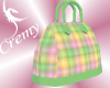 ¤C¤Green/Pink French Bag