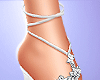 White Cross Heels