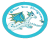 Blue Ice Dragon Sticker