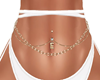 GOLD 'E' CHAIN PIERCING
