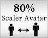 Scaler Avatar 80%