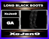 LONG BLACK BOOTS