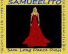 SAM LONG DANCE DRESS RED