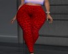 Red leopard leggings