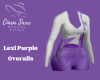 Lexi Purple Overalls