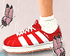 𝓢. Red sneakers