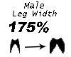 Leg Width 175%