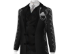 Shiny Black Wedding Suit