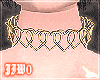 🐀 Gold Hearts Choker