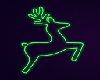 Green Flying Reindeer