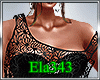 E+Sexy Black Lace Top