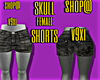 skull shorts 2