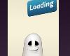 Ghost Halloween Costumes Loading Sign Funny Scary Evil Horror