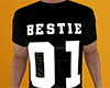 Bestie 01 Shirt Black (M)