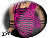 [LA] Pink stripe corset