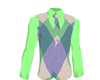 Green shirt w vest