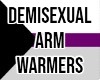 Demisexual arm warmers