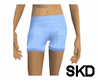 (SK)Blue Plaid Shorts
