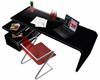 Black n Red Comp Desk
