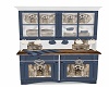 COUNTRY BLUE HUTCH