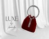 LUXE O-Bag Red Silver