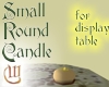 Round Candle - Apricot