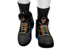 SR~drip black sneakers